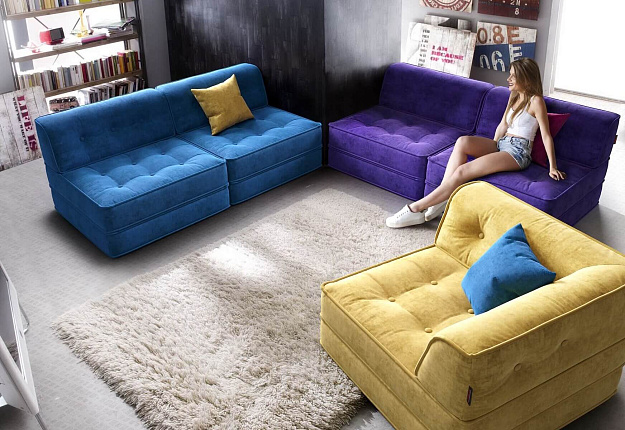 Стильный бескаркасный диван Гоа для гостиной 